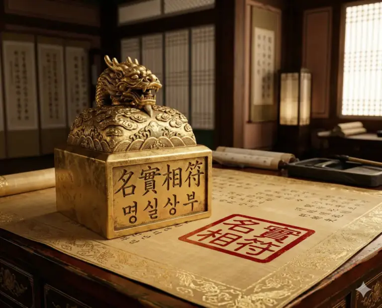 myeongsil sangbu name matches reality golden seal realistic