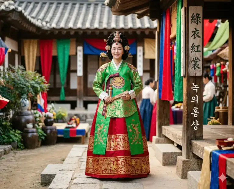 nogui hongsang traditional bridal jeogori