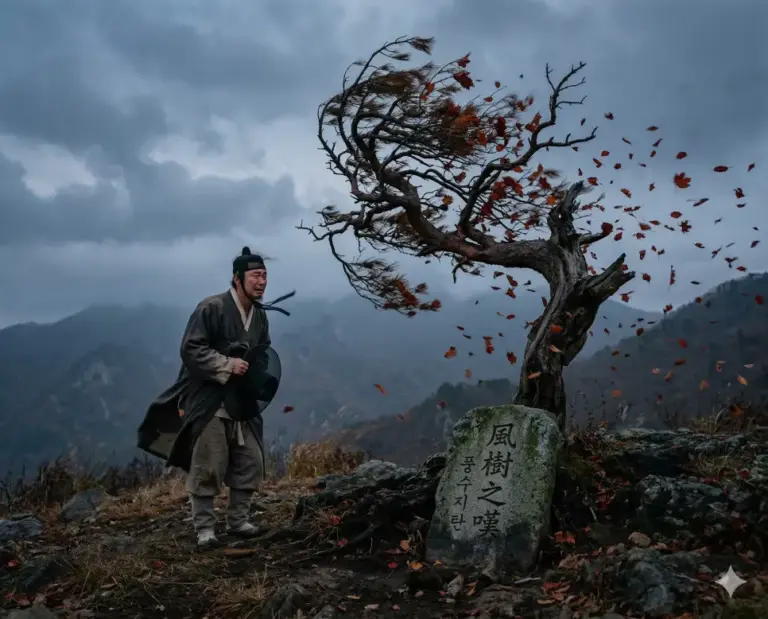 pung su ji tan sorrowful scholar tree