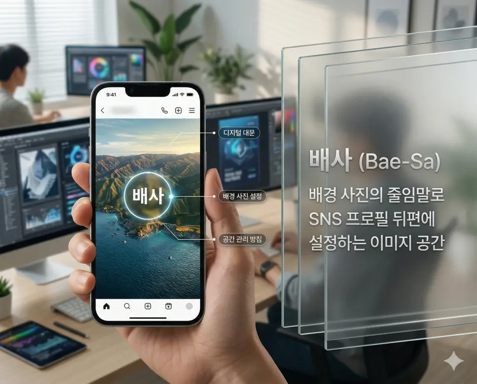 할말하않 뜻, 오조오억 뜻, 배사 뜻: 감정의 절제와 무한한 수량 및 디지털 대문 정리 3 배사 뜻을 통해 SNS 프로필 배경 사진을 설정하여 본인의 개성을 표현하는 디지털 공간 관리 방침 실사 이미지