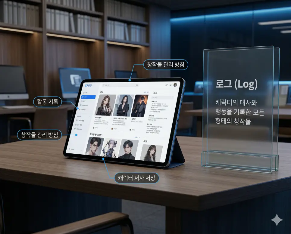 데미갓 뜻, 로그 뜻, 리젠 뜻: 반인반신과 활동 기록 및 게시물 갱신 완벽 정리 2 로그 뜻을 통해 캐릭터의 활동과 창작물을 기록하여 게시판에 올리는 한국의 창작물 관리 방침을 실사 스타일로 시각화한 이미지