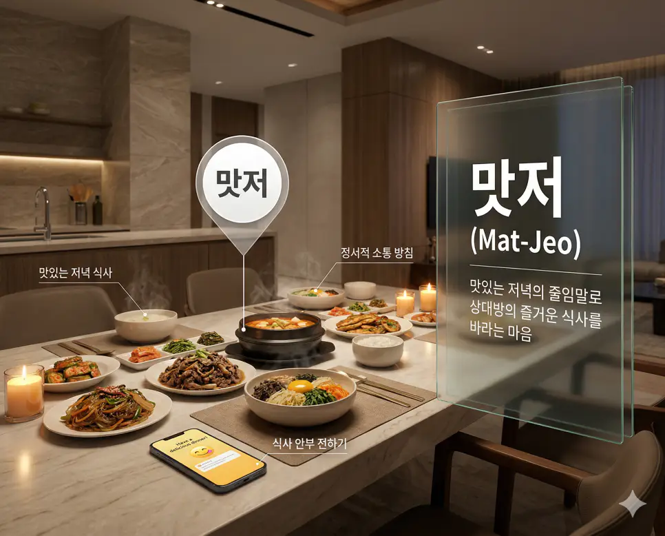 많관부 뜻, 맛저 뜻, 멘붕 뜻: 홍보와 지지 및 식사 안부와 심리적 충격 완벽 정리 2 맛저 뜻을 통해 상대방이 즐거운 식사를 하길 바라는 마음을 전하는 한국의 식사 안부 및 정서적 소통 방침을 시각화한 실사 이미지