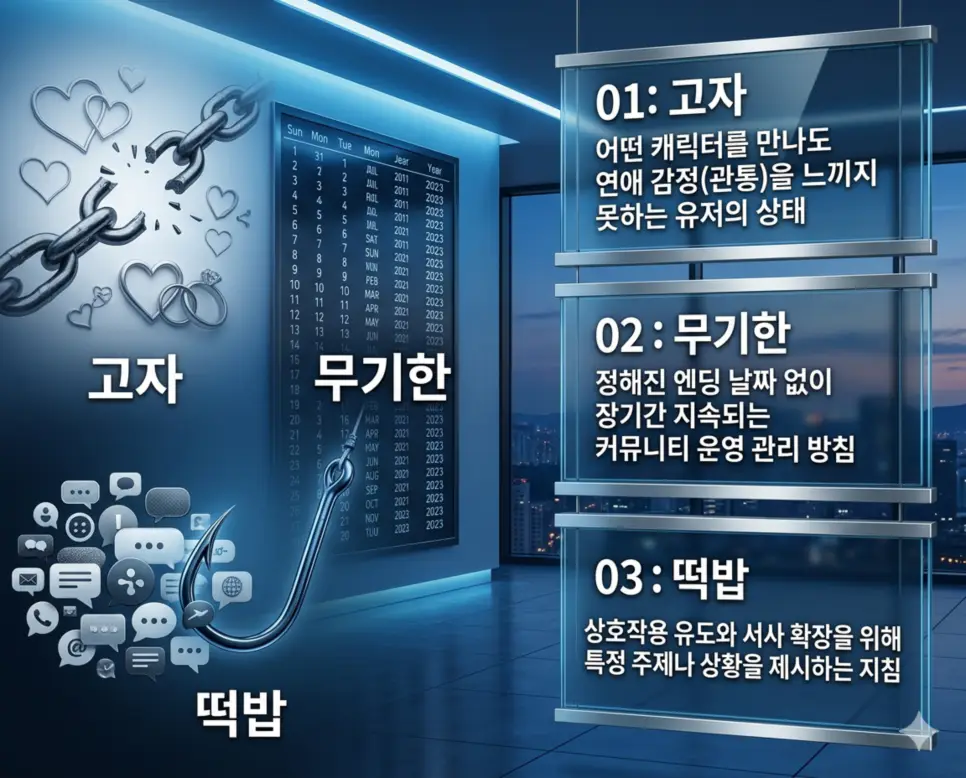 고자 뜻, 무기한 뜻, 떡밥 뜻: 관통 불가와 Endless 커뮤니티 및 상호작용 완벽 정리 4 고자, 무기한, 떡밥 뜻의 정의와 관통 불가, endless 커뮤니티, 상호작용 유도의 핵심 내용을 정리한 영화 포스터 스타일 인포그래픽