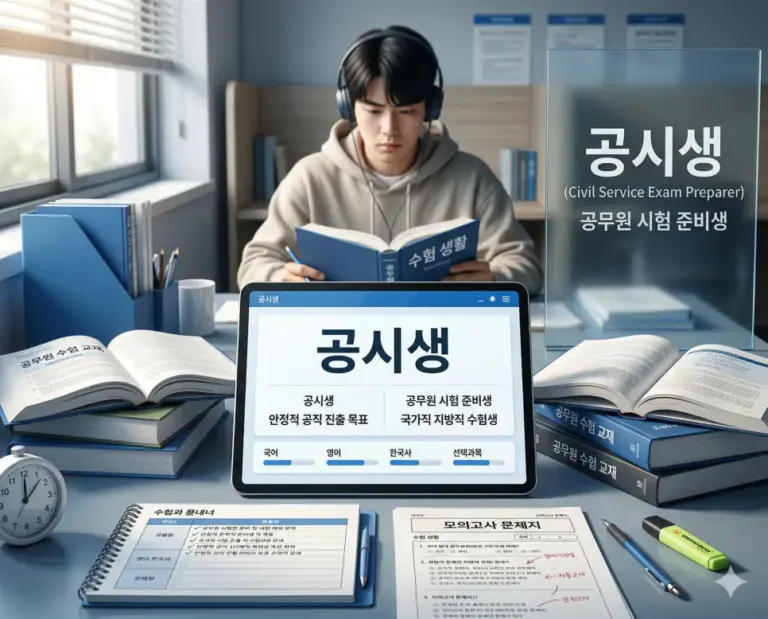 trend terminology gongsisaeng civil service exam