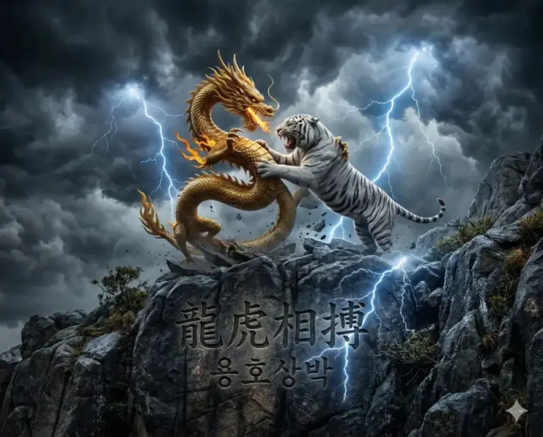 yongho sangbak dragon tiger clash storm realistic