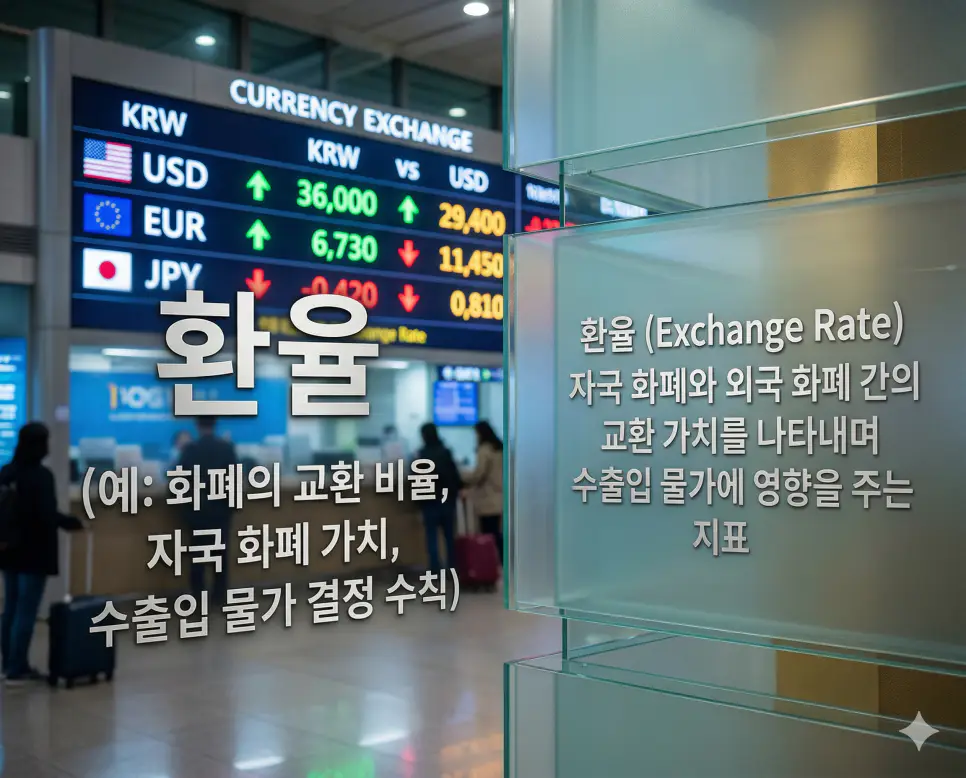 수수료 뜻, 통화량 뜻, 환율 뜻: 서비스 대가와 시중 돈의 양 및 화폐 교환 비율 정리 3 자국 화폐와 외국 화폐 간의 교환 비율을 나타내며 글로벌 수출입 물가에 직접적인 영향을 주는 실시간 환율 전광판 실사 이미지