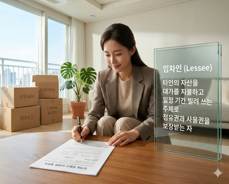 임대인 뜻, 임차인 뜻, 전차인 뜻 정리: 공간의 주인과 사용 및 재임대 주체 확인 2 임차인 뜻을 시각화하기 위해 타인의 부동산을 빌려 사용하는 대가를 지불하고 계약 기간 동안 점유권과 사용권을 보장받는 세입자의 실사 이미지