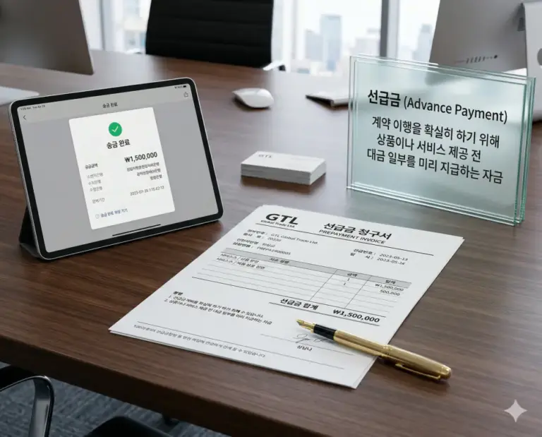 advance payment business invoice