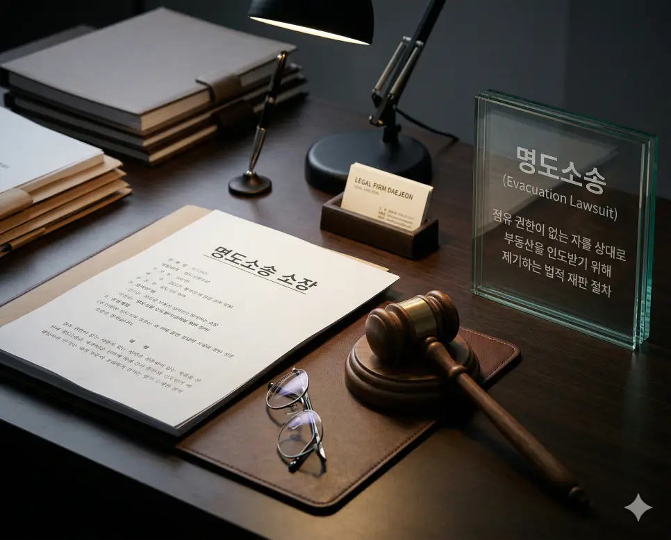 명도소송 뜻, 전입신고 뜻, 이행강제금 뜻 정리: 강제 퇴거와 거주지 등록 및 이행 압박 확인 1 명도소송 뜻을 설명하기 위해 부동산 점유 권한이 없는 자를 강제로 퇴거시키기 위해 법원에 소장을 접수하고 재판 절차를 진행하는 장면의 실사 이미지