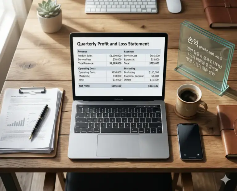 business profit and loss statement