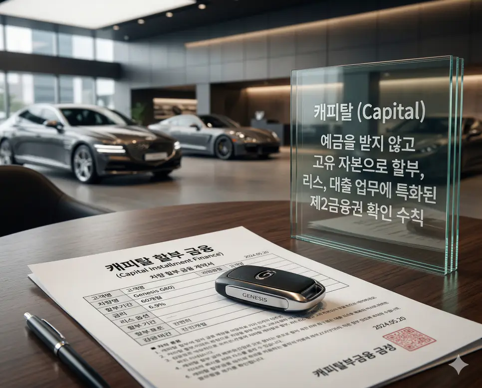 MMF 뜻, RP 뜻, 캐피탈 뜻 정리: 단기 금융 투자와 환매조건부채권 및 여신 확인 3 캐피탈 뜻을 상징하기 위해 예금 대신 고유 자본으로 자동차 할부, 리스, 대출 업무를 전문으로 수행하는 여신 금융 기관의 실사 이미지