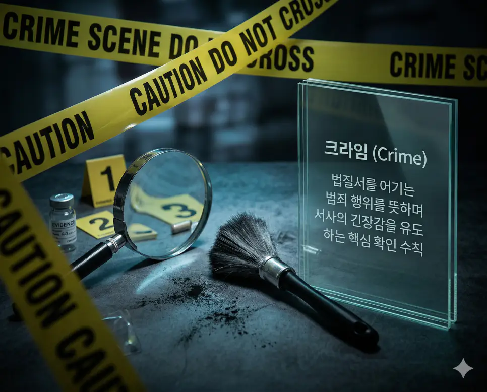 몽유도원 뜻, 오펀스 뜻, 크라임 뜻 정리: 조선의 이상향과 소외된 영혼 및 범죄 확인 3 크라임 뜻을 상징하기 위해 사회적 법률 금기를 위반한 범죄 현장과 이를 추적하는 긴장감 넘치는 추리 스릴러 서사의 시작을 표현한 실사 이미지