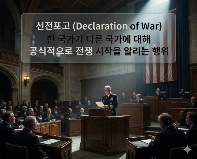 declaration of war official national announcement