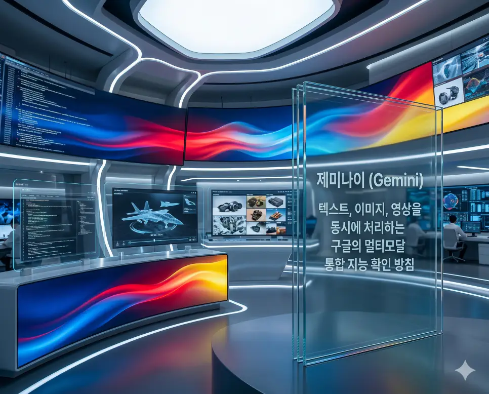 클로드 뜻, 제미나이 뜻, 딥시크 뜻 정리: 글로벌 AI 모델 특징 및 선택 지침 2 제미나이 뜻을 시각화하기 위해 텍스트, 이미지, 영상을 동시에 처리하는 멀티모달 기반의 구글 딥마인드 거대 언어 모델 실사 이미지