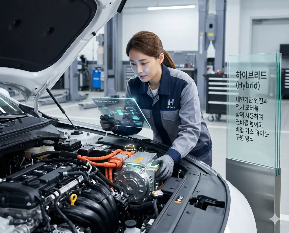특이점 뜻, 테슬라 FSD 뜻, 하이브리드 뜻 정리: 미래 기술과 자율 주행 확인 3 hybrid vehicle engine efficiency korean mechanic
