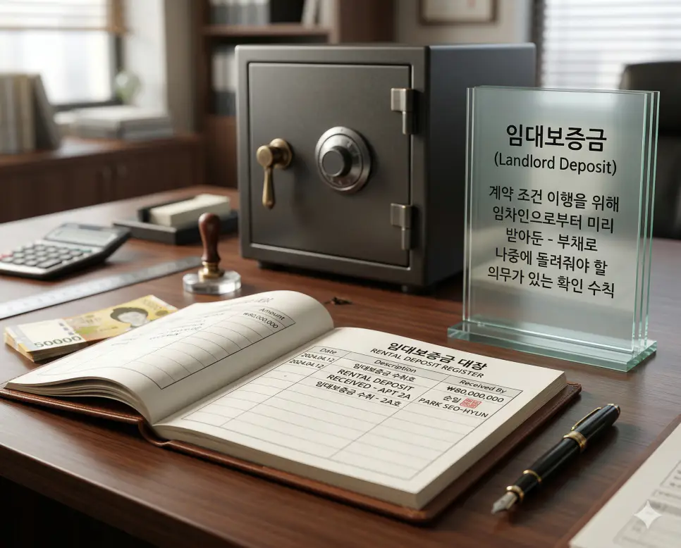 상각 뜻, 임차보증금 뜻, 임대보증금 뜻 정리: 자산 가치 조정과 임대차 보증금 확인 3 임대보증금 뜻을 상징하기 위해 임대인이 임차인으로부터 미리 받아두어 향후 계약 종료 시 돌려줘야 할 의무가 있는 부채 계정의 실사 이미지