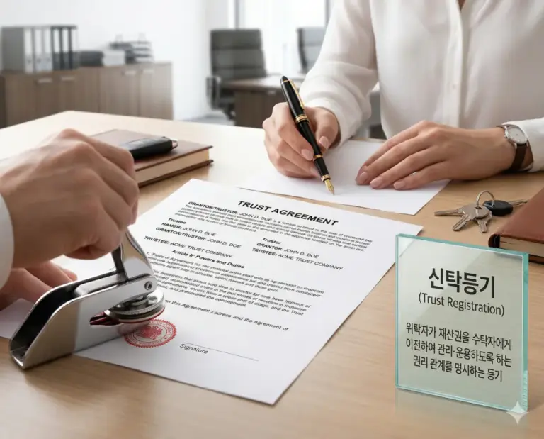 property trust registration legal seal