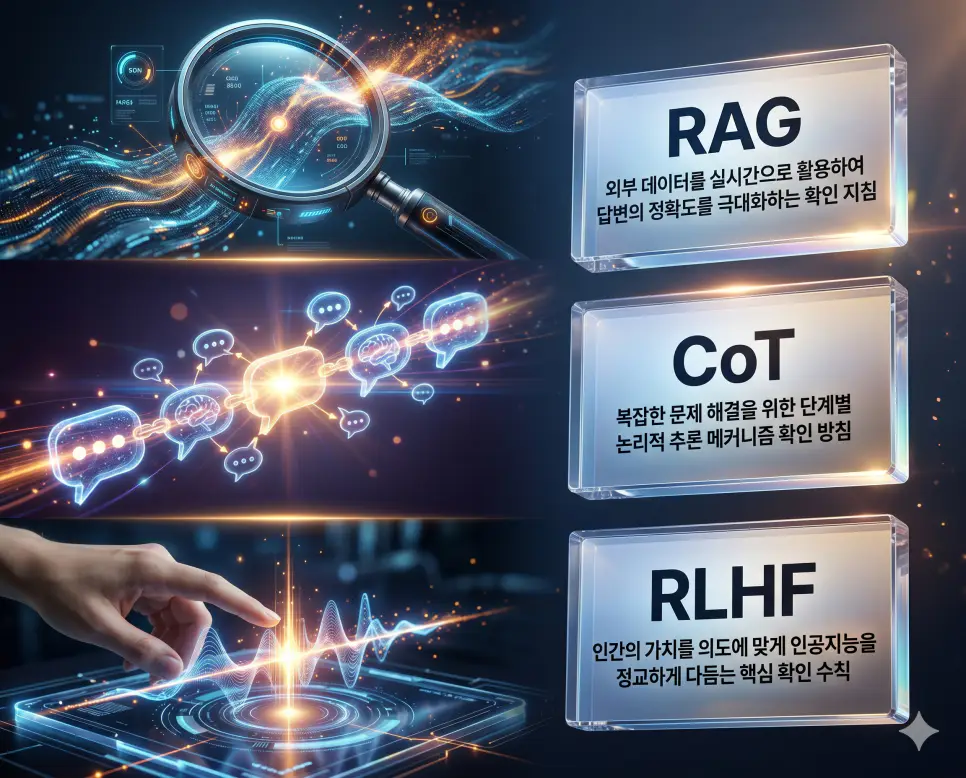 RAG 뜻, CoT 뜻, RLHF 뜻 정리: AI 신뢰성과 논리적 추론 원리 확인 - Plus27