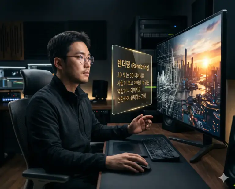 rendering data visualization korean artist