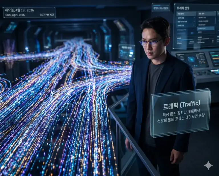 traffic data volume korean analyst