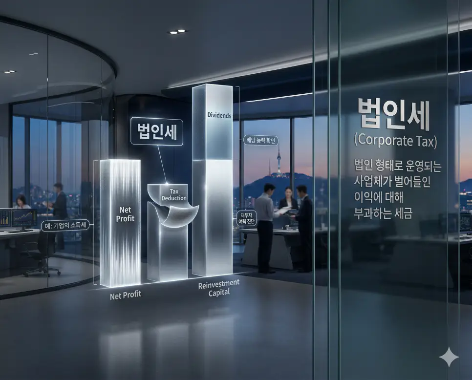 재무제표 뜻, 종합소득세 뜻, 법인세 뜻: 기업 성적표와 개인 소득 결산 및 법인 세금 정리 3 법인 사업체가 벌어들인 이익에 대해 부과되어 재투자 여력을 판가름하는 법인세 납부 현황 실사 이미지