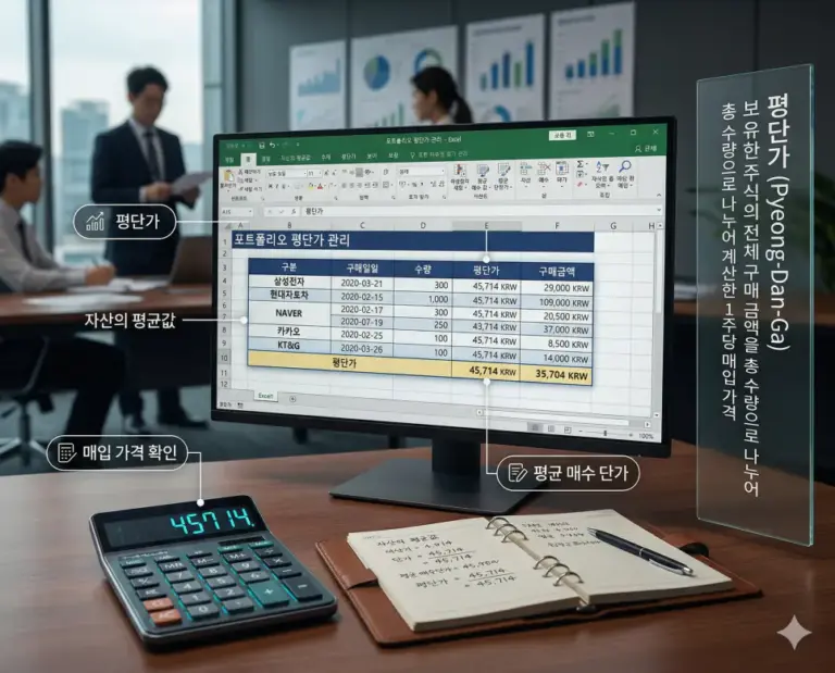 trend term pyeong dan ga average asset value