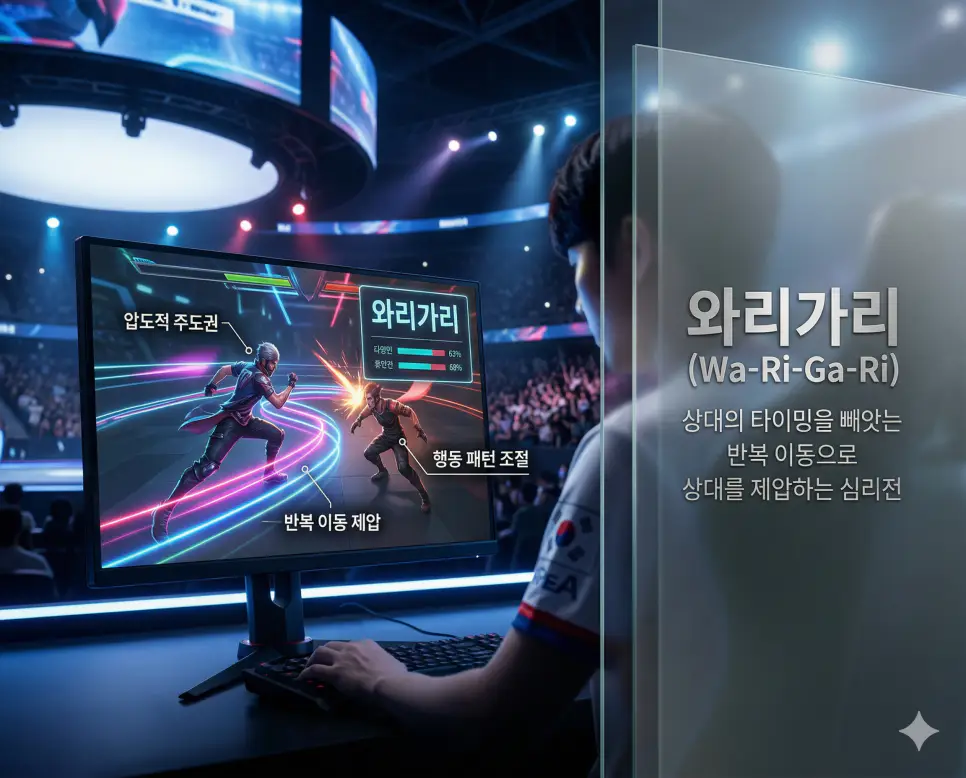 흑역사 뜻, 캘박 뜻, 와리가리 뜻: 과거의 지우개와 철저한 약속 및 압도적 주도권 정리 3 와리가리 뜻을 통해 상대의 타이밍을 빼앗는 반복 이동으로 일방적으로 상대를 제압하는 고도의 심리전 지침 실사 이미지