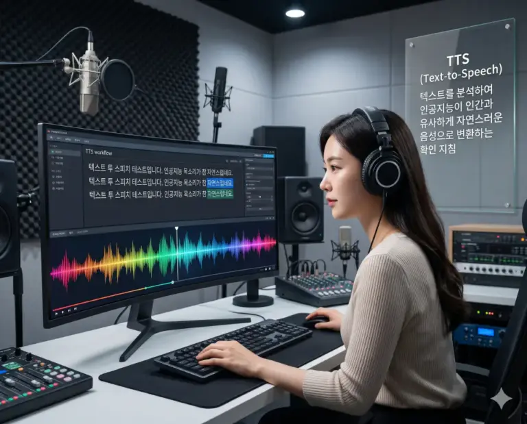 tts voice synthesis korean engineer waveform