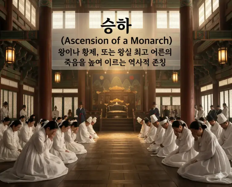 ascension of monarch korean palace mourning officials 8k