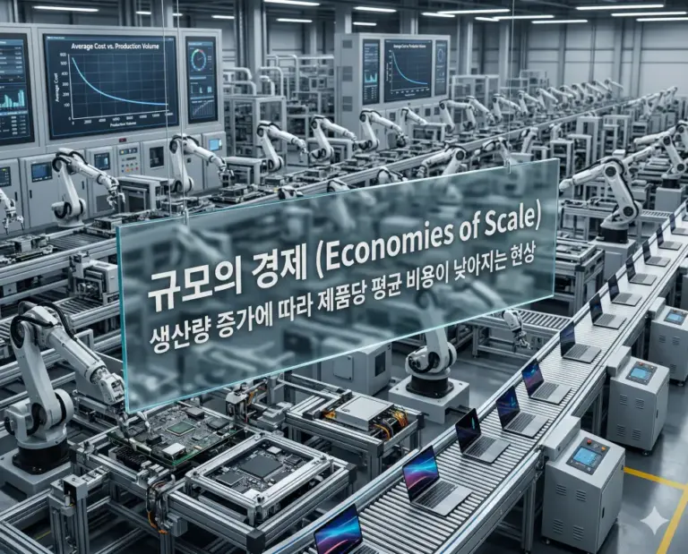 economies of scale mass production efficiency 8k