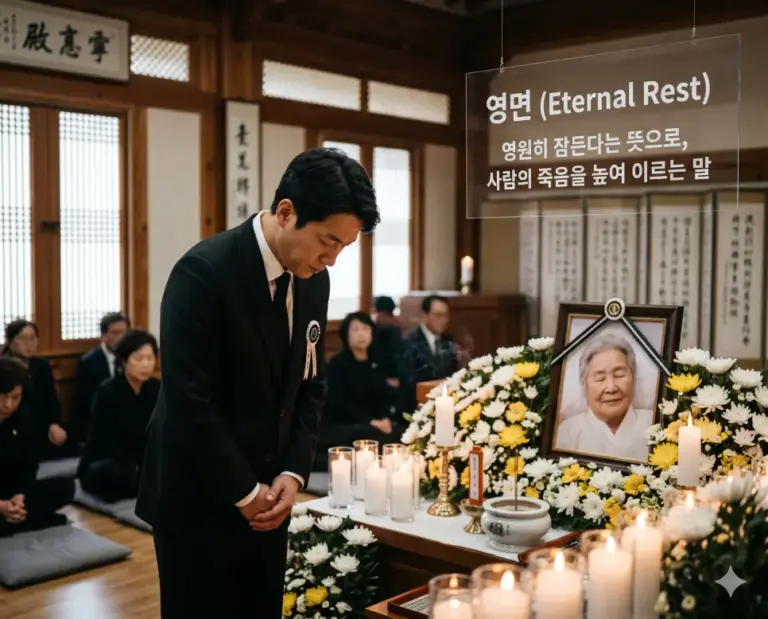 eternal rest mourner respect senior portrait 8k
