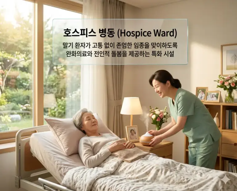 hospice ward comfort palliative care korean patient 8k