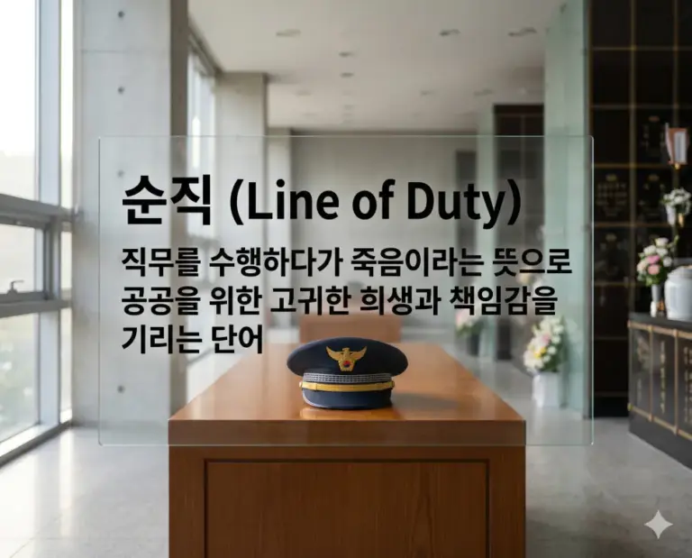 korean honorable death in line of duty concept 8k