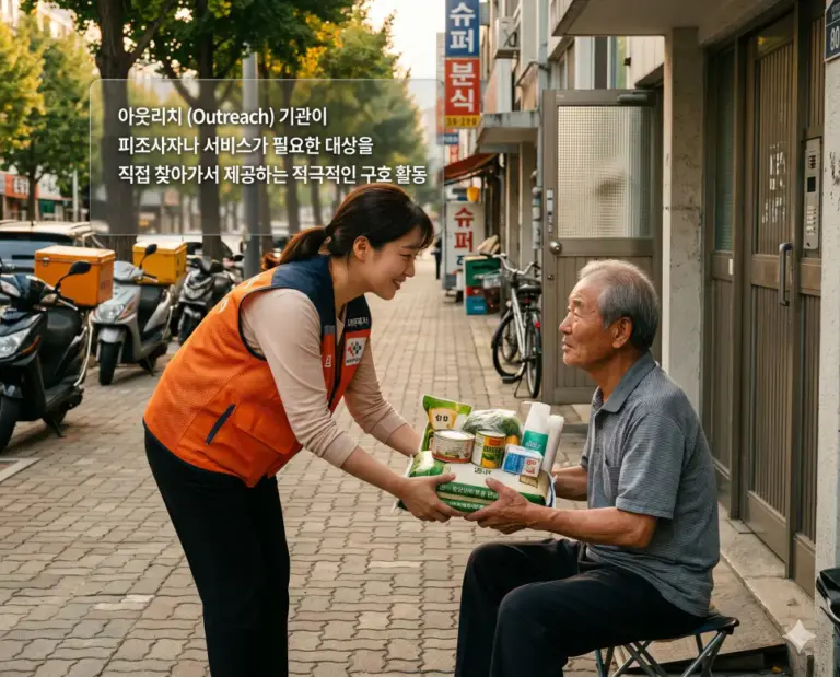 korean social worker active outreach care package 8k