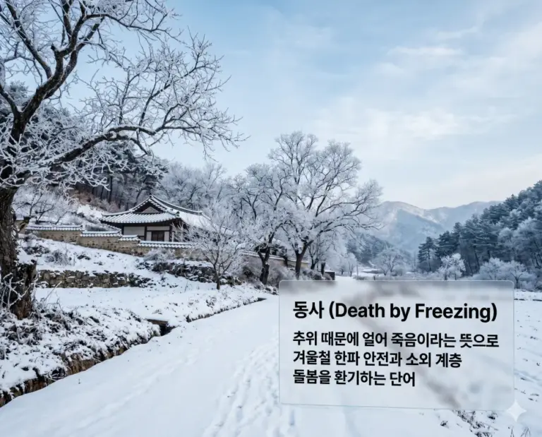 korean winter frost death by freezing concept 8k