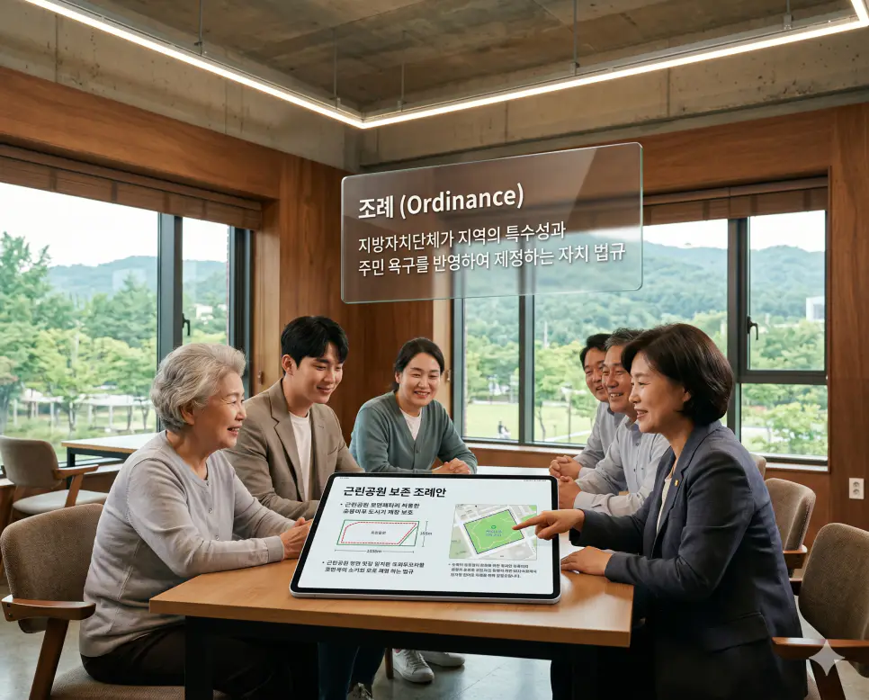 삼권분립 뜻, 하원 뜻, 조례 뜻: 민주주의의 균형과 지방 자치의 법규 3 조례 뜻을 설명하기 위해 지방자치단체가 지역 사회의 특수한 상황과 주민 욕구를 반영하여 제정하는 실질적인 자치 법규를 표현한 시각 자료