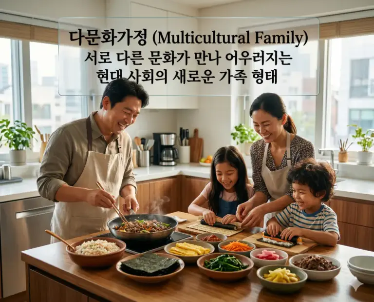 multicultural family korean harmony inclusion