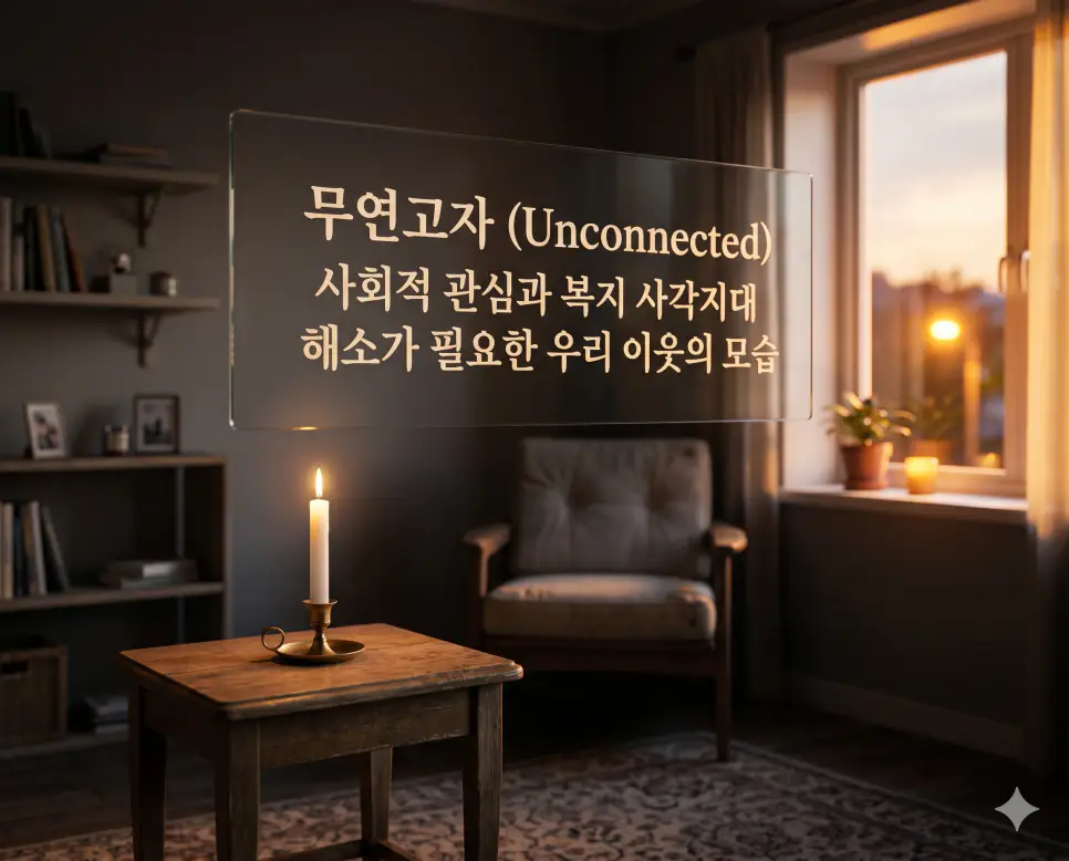 새터민 뜻, 이주민 뜻, 무연고자 뜻: 사회적 포용과 관심의 대상 3 무연고자 뜻을 설명하기 위해 일정한 연고 없이 홀로 생활하며 국가와 지역 사회의 특별한 관심과 복지 지원이 필요한 상황을 표현한 시각 자료