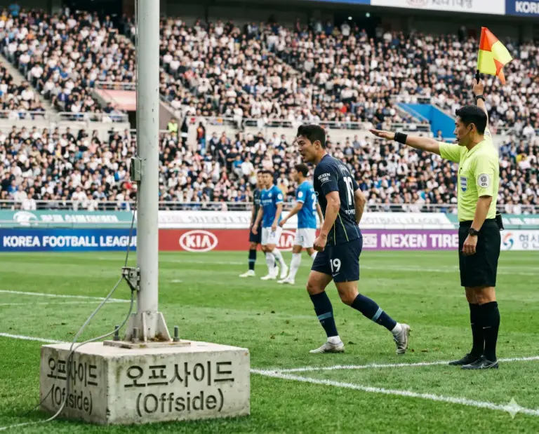 stadium offside ruling assistant referee