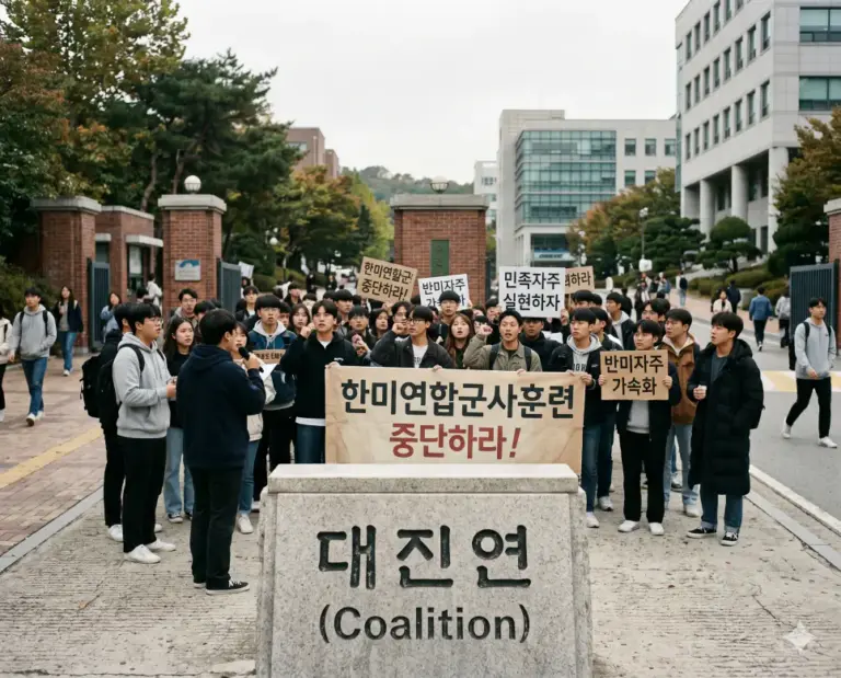 student movement protest real campus